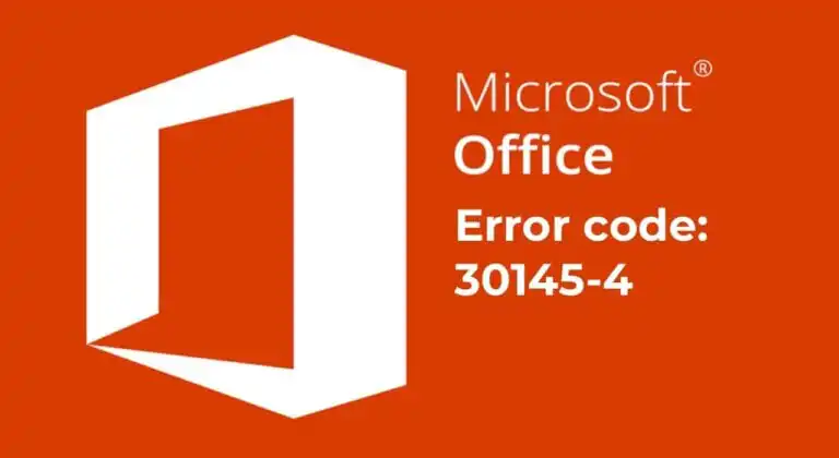 How to fix Microsoft Office 365 Error 30145-4