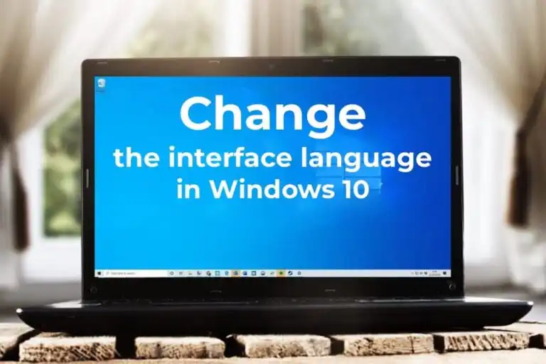 Change interface language in Windows 10 – Instructions