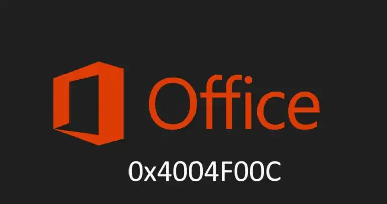 How to fix Microsoft Office activation error 0x4004F00C