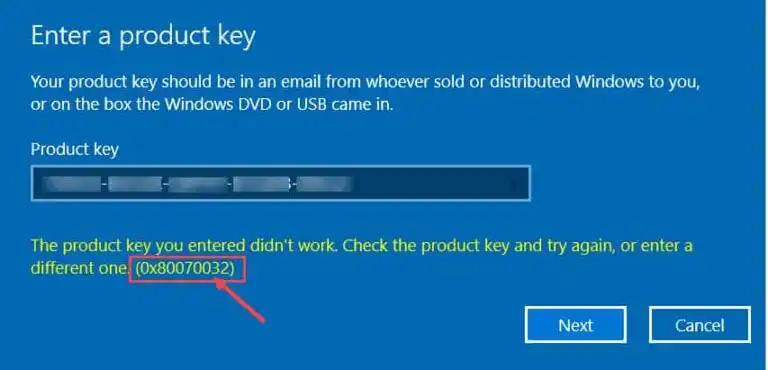 Windows activation error 0x80070032 – How to fix it?