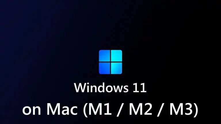 Install Windows 11 on Mac M1 / M2 / M3