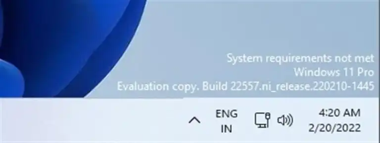 Remove the “Evaluation copy” label in Windows 11
