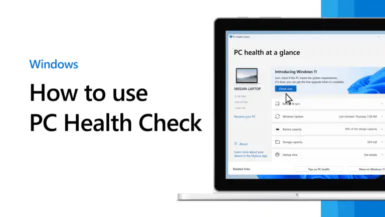 How to Run the Windows PC Health Check | Download