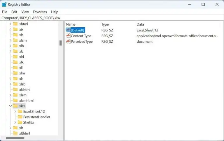Excel disappeared from the context menu (right mouse button)