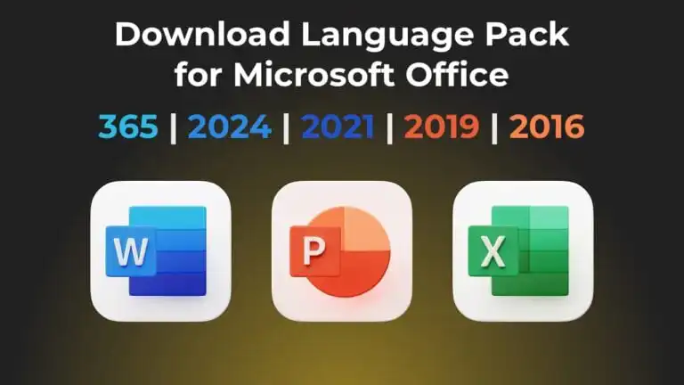 Language Accessory Pack for Microsoft Office