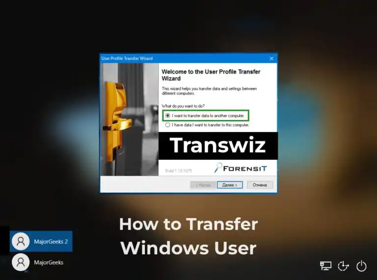Transwiz – Transfer Windows User