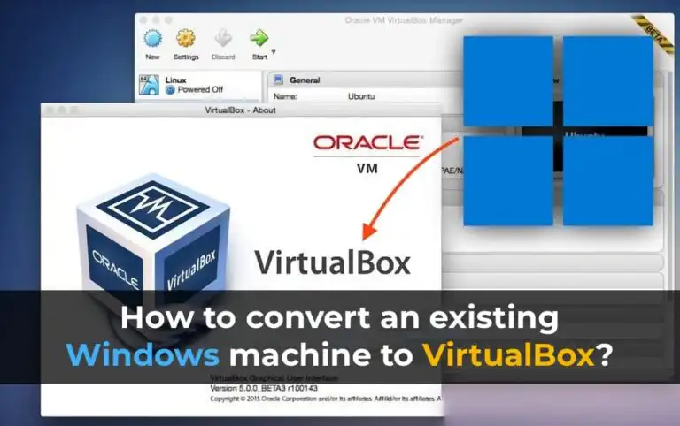 How to convert an existing Windows machine to VirtualBox?