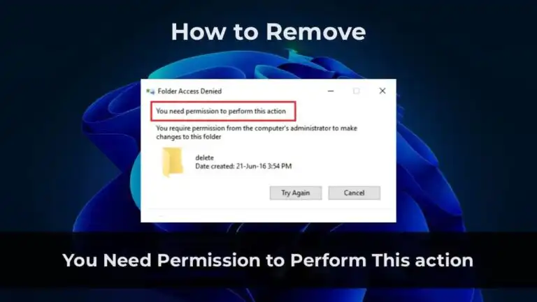 You Need Permission to Perform This action