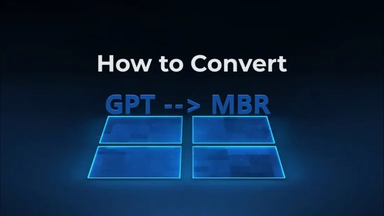 How to Convert GPT Disk to MBR: Step-by-Step Guide