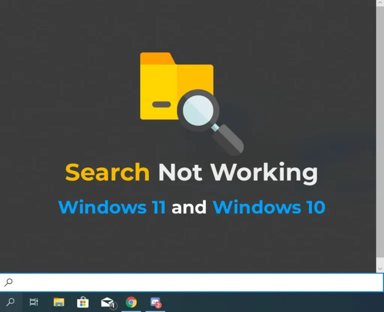 Windows 11/10 Search Not Working 2025? – Fix It Now!