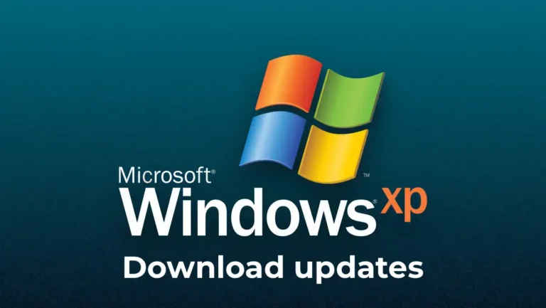 Download updates for Windows XP