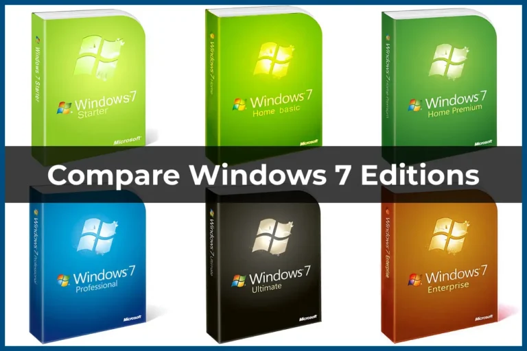 Compare Windows 7 Editions