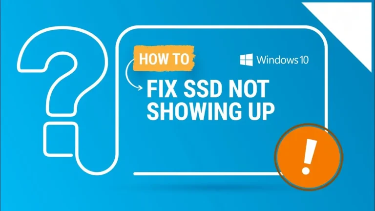 Fix SSD Not Showing Up in Windows 10/11