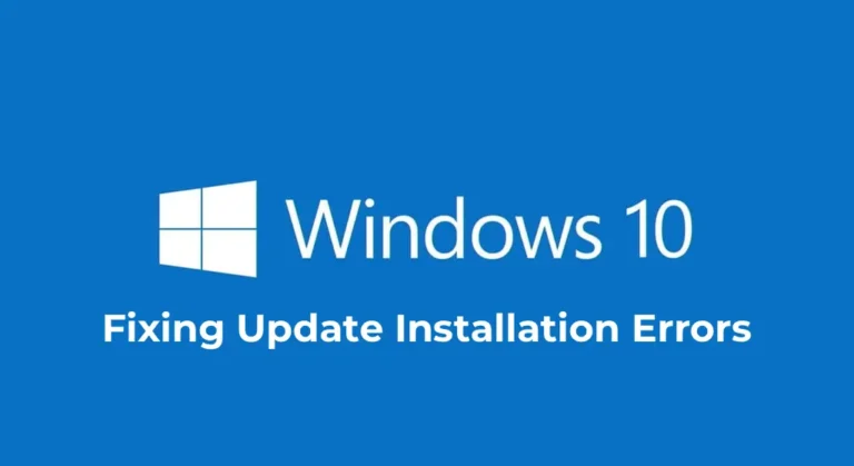 Fixing Update Installation Errors in Windows 10
