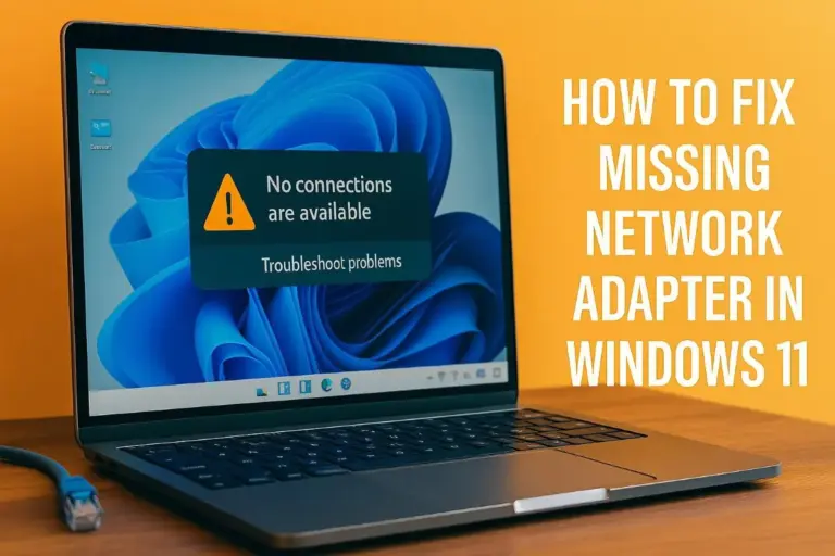 How to Fix a Missing Network Adapter in Windows