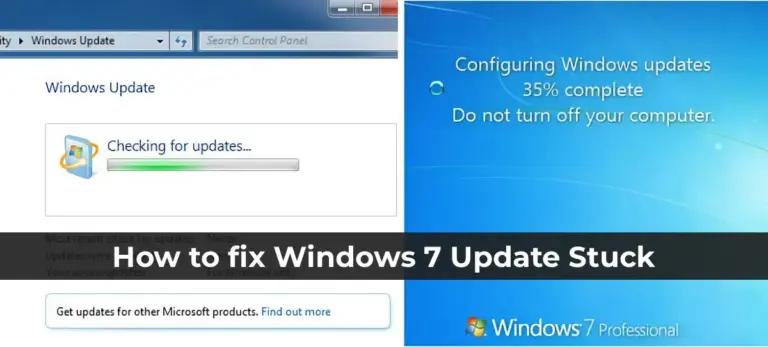 How to fix Windows 7 Update Stuck