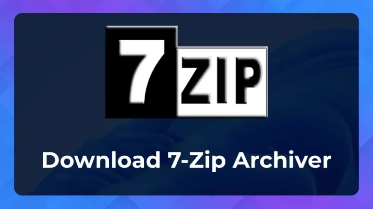Download 7-Zip Archiver – All Versions Free