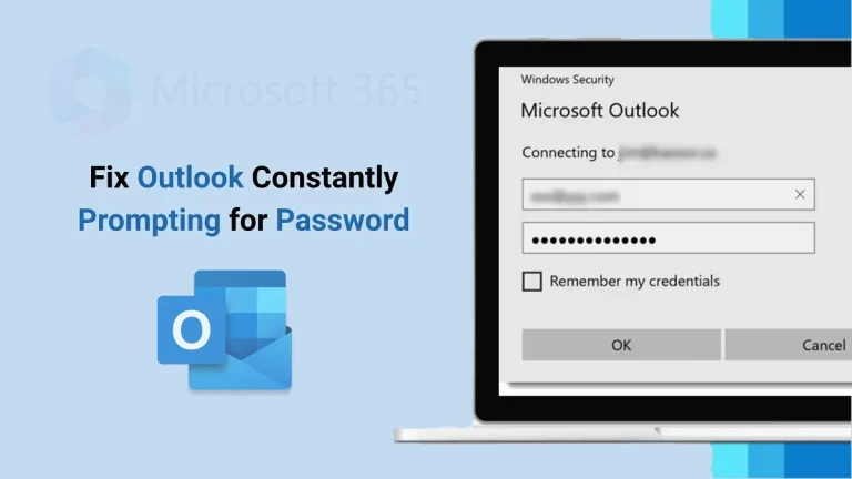 Outlook Constantly Prompts for Email Password