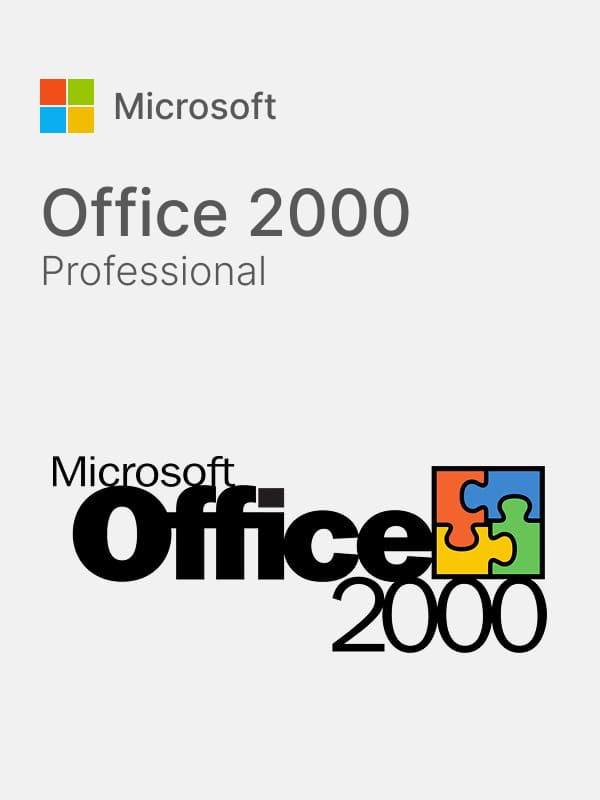 Download
Microsoft Office 2000 Professional