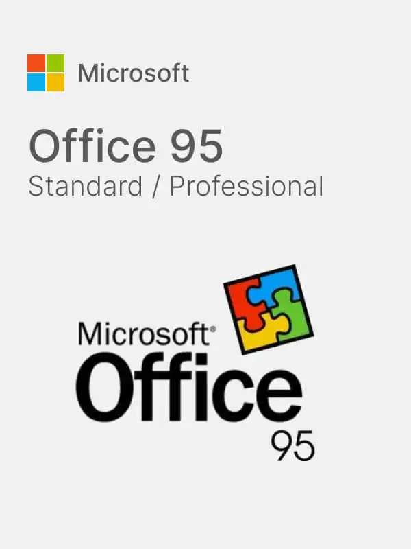 Download
Microsoft Office 95 Standard / Professional