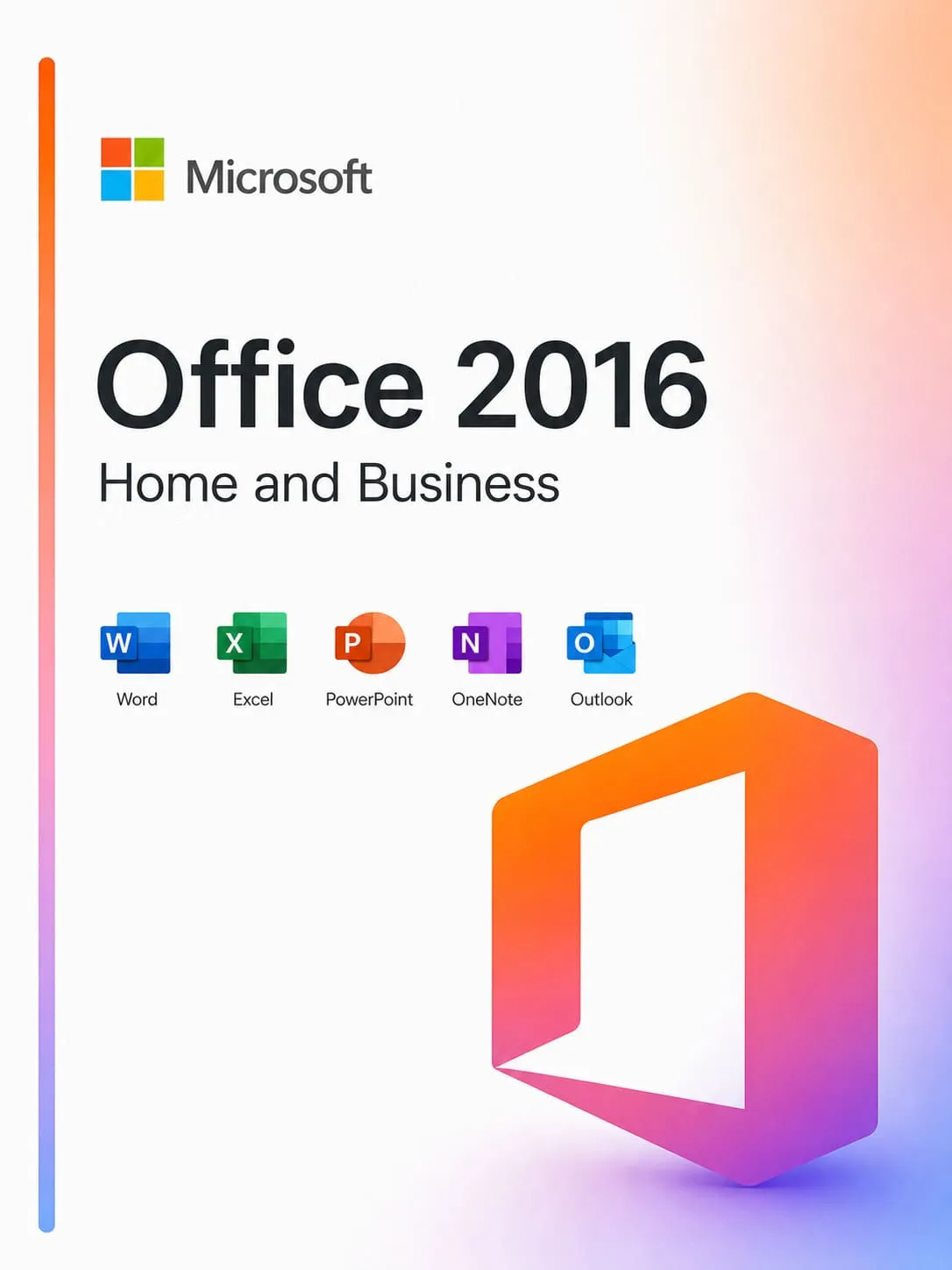 Microsoft Office 2016 Home and Business